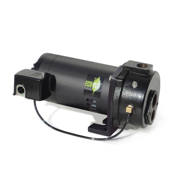 Eco-Flo ECO-FLO 3/4 HP 1200 gph Cast Iron Convertible Jet Well Pump EFCWJ7